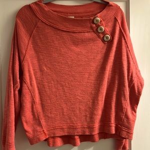 Free people- we the free coral top size small